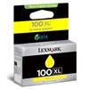 Lexmark originál ink 14N1071E, #100XL, yellow, return, 600str.