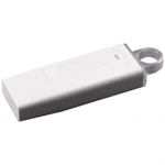 Kingston USB flash disk, USB 3.0, 128GB, DataTraveler Exodia, biela, KC-U2G128-5R, USB A, s krytkou