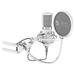 SPC Gear mikrofon SM950 Onyx White Streaming microphone / USB / polohovatelné rameno / pop filtr  / bílý