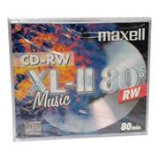 CD-RW MAXELL 12x AUDIO 80 min (1ks v hrubom obale)