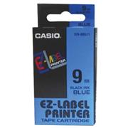 páska CASIO XR-9BU1 Black On Blue Tape EZ Label Printer (9mm)