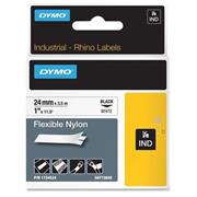 páska DYMO 1734524 D1 Black On White Flexible Nylon Tape (24mm)