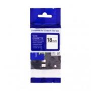kompatibilná páska pre BROTHER TZ141 čierne písmo, transparentná páska Tape (18mm)