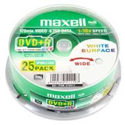DVD+R MAXELL Printable White 4,7GB 16X 25ks/cake