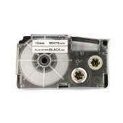 alt. páska pre CASIO XR-12WE Black On White Tape EZ Label Printer (12mm)