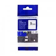 alt. páska Ecodata pre BROTHER TZE-FX251 čierne písmo, biela flexibilná páska Tape (24mm)