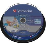VERBATIM BD-R SL DataLife 25GB, 6x, printable, spindle 10 ks