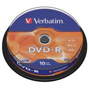 VERBATIM DVD-R AZO 4,7GB, 16x, spindle 10 ks