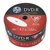 HP DVD-R, Inkjet Printable, DME00070WIP-3, 69302, 4.7GB, 16x, bulk, 50-pack, 12cm, pre archiváciu dát