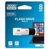 Goodram USB flash disk, USB 2.0, 8GB, UCO2, čierny, UCO2-0080KWR11, USB A, s otočnou krytkou