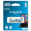 Goodram USB flash disk, USB 2.0, 8GB, UCL2, biely, UCL2-0080W0R11