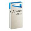 Apacer USB flash disk, USB 3.0, 16GB, AH155, strieborný, AP16GAH155U-1, USB A, s pútkom