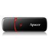 Apacer USB flash disk, USB 2.0, 32GB, AH333, čierny, AP32GAH333B-1, USB A, s krytkou