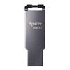 Apacer USB flash disk, USB 3.0, 32GB, AH360, strieborný, AP32GAH360A-1, s pútkom
