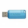Verbatim USB flash disk, USB 2.0, 128GB, Store,N,Go PinStripe, modrý, 49461, pre archiváciu dát