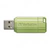 Verbatim USB flash disk, USB 2.0, 128GB, Store,N,Go PinStripe, zelený, 49462, pre archiváciu dát