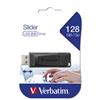 Verbatim USB flash disk, USB 2.0, 128GB, Slider, čierny, 49328