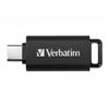 Verbatim USB flash disk, USB-C, 128GB, Store ,n, Go USB-C, čierny, 49459, pre archiváciu dát