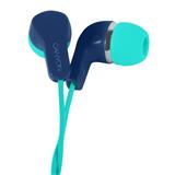 Canyon EPM-02, slúchadlá do uší, pre smartfóny, integrovaný mikrofón a ovládanie, zeleno-modré