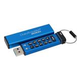 128 GB . USB 3.0 kľúč . Kingston Keypad DT2000, 256bit AES Hardware Encrypted ( r135 MB/s, w40 MB/s )