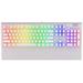 ENDORFY herná klávesnica Omnis OWH Pudd.Kailh BR RGB /USB/ brown switch / drôtová / mechanická / US layout / biela RGB 