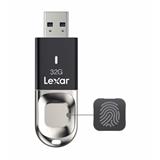128GB Lexar® Fingerprint F35 USB 3.0 flash drive, up to 150MB/s read and 60MB/s write, Global  