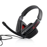 Modecom MC-823 RANGER headset, herní sluchátka s mikrofonem, černo-červená