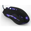 Myš drôtová USB, E-blue Auroza G, čierna, optická, 3000DPI