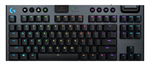 Logitech® G915 TKL Tenkeyless LIGHTSPEED Wireless RGB Mechanical Gaming Keyboard - Clicky - CARBON - US INT'L