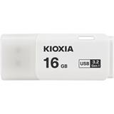 Kioxia USB flash disk, USB 3.0, 16GB, Hayabusa U301, Hayabusa U301, biely, LU301W016GG4
