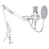 SPC Gear mikrofon SM950 Onyx White Streaming microphone / USB / polohovatelné rameno / pop filtr  / biely